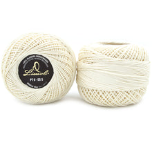 Load image into Gallery viewer, Limol Size 6 Neutral 50 Grs 100% Mercerized Crochet Thread Cotton Ball Set