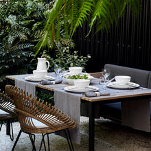 Load image into Gallery viewer, Costa Nova Friso 11" White Dinner Plate Set