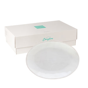 Casafina Fontana 16" White Oval Platter
