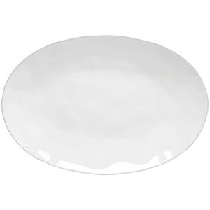 Costa Nova Livia 18" White Oval Platter