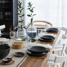 Load image into Gallery viewer, Costa Nova Livia 9" Matte Black Pasta Bowl Set