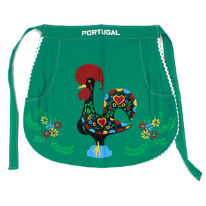 Traditional Portuguese Rooster Adults Waist Kitchen Apron