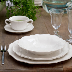 Casafina Impressions 11" White Dinner Plate Set