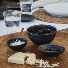 Load image into Gallery viewer, Costa Nova Livia 5" Matte Black Fruit Bowl Set