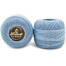 Load image into Gallery viewer, Limol Size 12 Colored 50 Grs 100% Mercerized Crochet Thread Cotton Ball Set