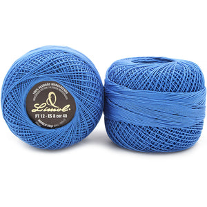 Limol Size 12 Colored 50 Grs 100% Mercerized Crochet Thread Cotton Ball Set