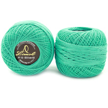 Load image into Gallery viewer, Limol Size 12 Colored 50 Grs 100% Mercerized Crochet Thread Cotton Ball Set