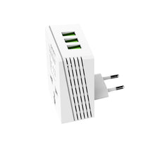 Load image into Gallery viewer, LDNIO 3 USB Ports + Power Socket Wall Charger with EU/UK Plug, Dual Voltage