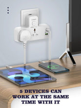 Load image into Gallery viewer, LDNIO 20W 3-Port USB Charger Extension Power Strip Universal Adapter Dual Voltage