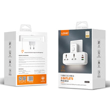 Load image into Gallery viewer, LDNIO 20W 3-Port USB Charger Extension Power Strip Universal Adapter Dual Voltage