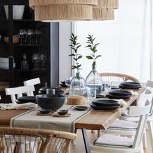 Load image into Gallery viewer, Costa Nova Livia 9" Matte Black Salad/Dessert Plate Set