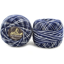 Load image into Gallery viewer, Limol Size 12 Multicolor Tinted 50 Grs 100% Mercerized Crochet Thread Cotton Ball Set