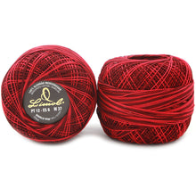 Load image into Gallery viewer, Limol Size 12 Multicolor Tinted 50 Grs 100% Mercerized Crochet Thread Cotton Ball Set
