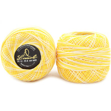 Load image into Gallery viewer, Limol Size 12 Multicolor Tinted 50 Grs 100% Mercerized Crochet Thread Cotton Ball Set