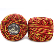 Load image into Gallery viewer, Limol Size 12 Multicolor Tinted 50 Grs 100% Mercerized Crochet Thread Cotton Ball Set