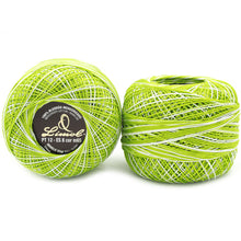 Load image into Gallery viewer, Limol Size 12 Multicolor Tinted 50 Grs 100% Mercerized Crochet Thread Cotton Ball Set