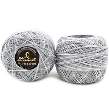 Load image into Gallery viewer, Limol Size 12 Multicolor Tinted 50 Grs 100% Mercerized Crochet Thread Cotton Ball Set