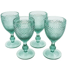 Load image into Gallery viewer, Vista Alegre Bicos Mint Green Cordial Liquor Glasses, Set of 4
