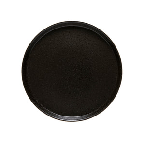 Costa Nova Nótos 12" Latitude Black Round Plate Set