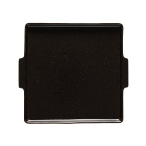 Costa Nova Nótos 9" Latitude Black Square Plate/Tray Set