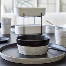 Load image into Gallery viewer, Costa Nova Nótos 5" Latitude Black Bowl Set