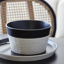 Load image into Gallery viewer, Costa Nova Nótos 6" Latitude Black Bowl Set