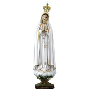 15" Inch Our Lady Of Fatima Virgin Mary Religious Statue #660