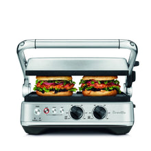 Load image into Gallery viewer, Breville BGR700BSS Sear and Press Countertop Grill, Brushed Stainless Steel
