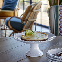 Load image into Gallery viewer, Costa Nova Pearl 9" White Footed Plate