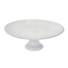 Load image into Gallery viewer, Costa Nova Pearl 14&quot; White Footed Plate
