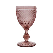 Load image into Gallery viewer, Vista Alegre Bicos Pink Water Goblets, Set of 4
