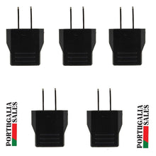 Load image into Gallery viewer, 5 X Euro EU to US USA Type A Travel Power Adapter Converter Wall Plug