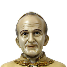 Load image into Gallery viewer, Hand Painted Pope Saint John Paul II Bust Statue Religious Figurine #600
