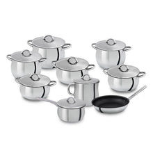 Load image into Gallery viewer, Silampos Domus 17 Pieces Stainless Steel Cookware Set, Made In Portugal
