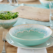 Load image into Gallery viewer, Casafina Taormina 9" Aqua Soup/Pasta Bowl Set