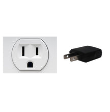 Load image into Gallery viewer, 5 X Euro EU to US USA Type A Travel Power Adapter Converter Wall Plug
