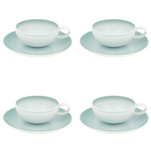 Load image into Gallery viewer, Vista Alegre Venezia Porcelain Tea Cup & Saucer Set of 4