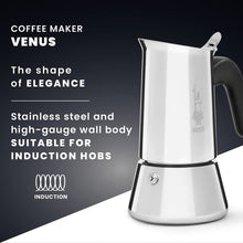 Load image into Gallery viewer, Bialetti Venus Induction Espresso Coffee Maker Stainless Steel

