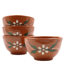 Load image into Gallery viewer, João Vale Hand-Painted Traditional Terracotta Vinho Verde Tinto Bowl - Set of 4
