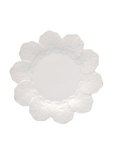 Load image into Gallery viewer, Bordallo Pinheiro Geranium White Dinner Plate, Set of 4
