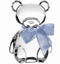 Load image into Gallery viewer, Vista Alegre Crystal Teddy Bear with Sculpture Blue Lace
