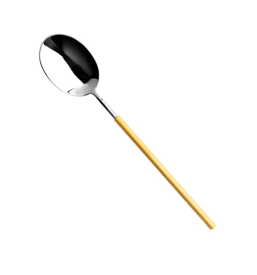 Vista Alegre Domo Matte Gold Serving Spoon