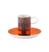 Load image into Gallery viewer, Vista Alegre Afrika Coffee Cup and Saucer, Set of 4

