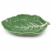 Load image into Gallery viewer, Portuguese Ceramic Cabbage Serving Platter, 13.2"
