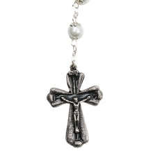 Load image into Gallery viewer, Our Lady of Fatima Made in Portugal Elegant White Pearl Rosary
