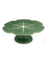 Load image into Gallery viewer, Bordallo Pinheiro Cabbage Cake Stand
