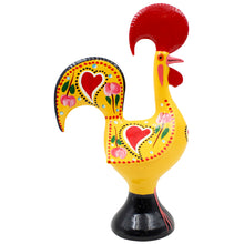 Load image into Gallery viewer, Traditional Hand-Painted Portuguese Good Luck Rooster Metal Figurine, 10&quot;
