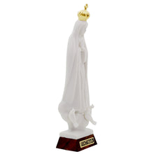 Load image into Gallery viewer, Our Lady of Fatima Statue with Gold Crown, Biscuit Matte Finish
