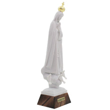 Load image into Gallery viewer, Our Lady of Fatima Statue with Gold Crown, Biscuit Matte Finish
