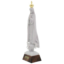 Load image into Gallery viewer, Our Lady of Fatima Statue with Gold Crown, Biscuit Matte Finish
